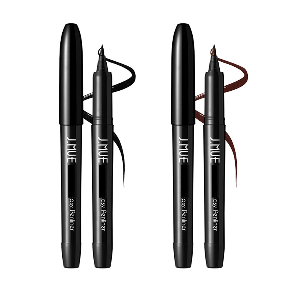 1+1제이뮤 절대 번짐없는 타투 붓펜 아이라이너, 1+1 펜라이너 블랙+블랙 14,920원