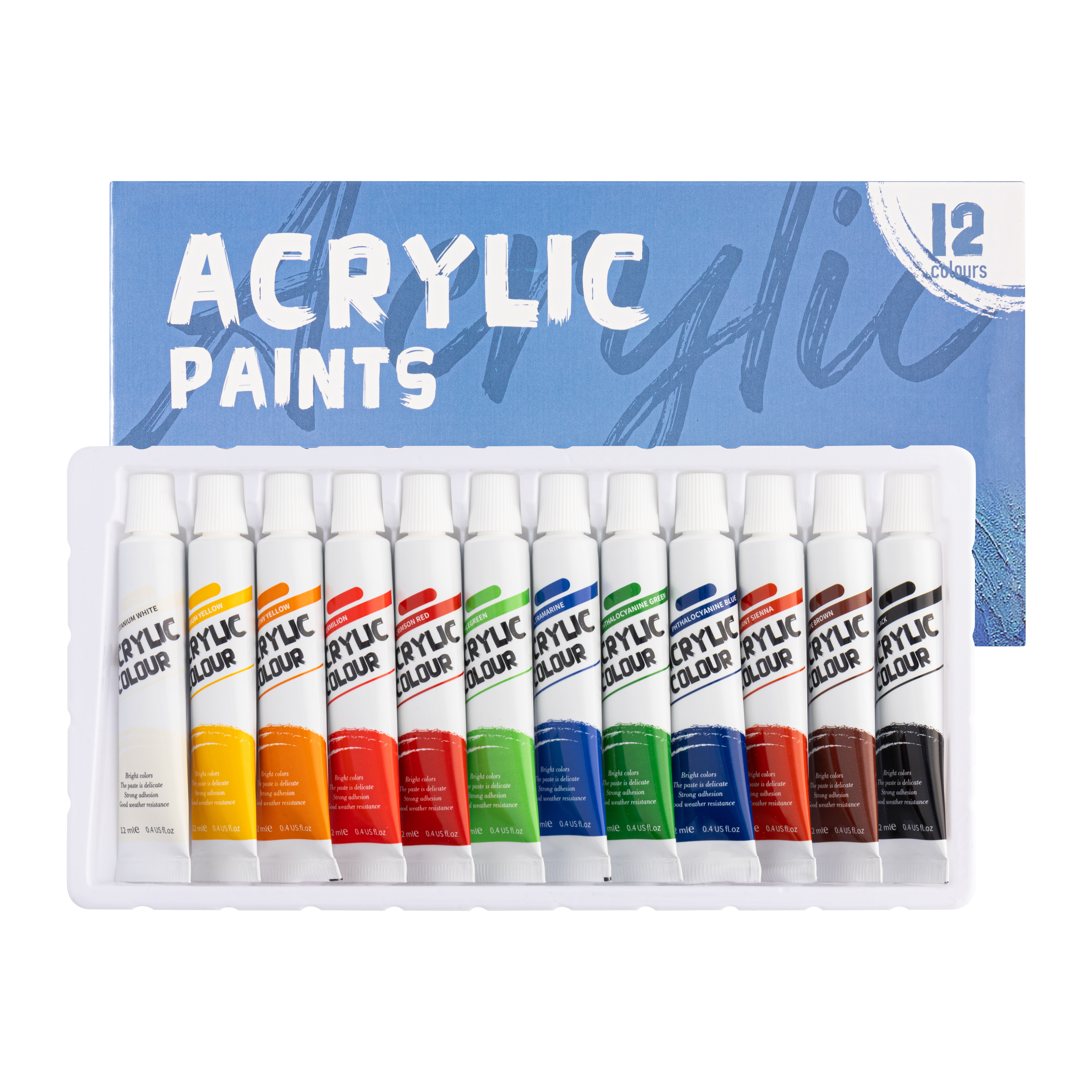 페르노엘 베이직 아크릴 물감, 12ml, 12색 9,300원