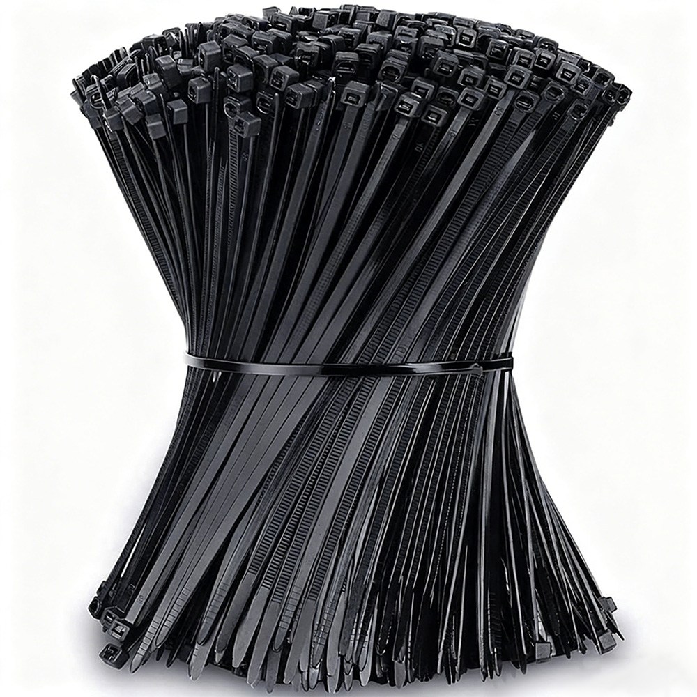 LYRHIX,케이블타이,블랙 케이블타이,케이블타이소,100-150-200mm,타이,업무가정용필수공구,다용도케이블타이고정, 1000개, 블랙 14,990원