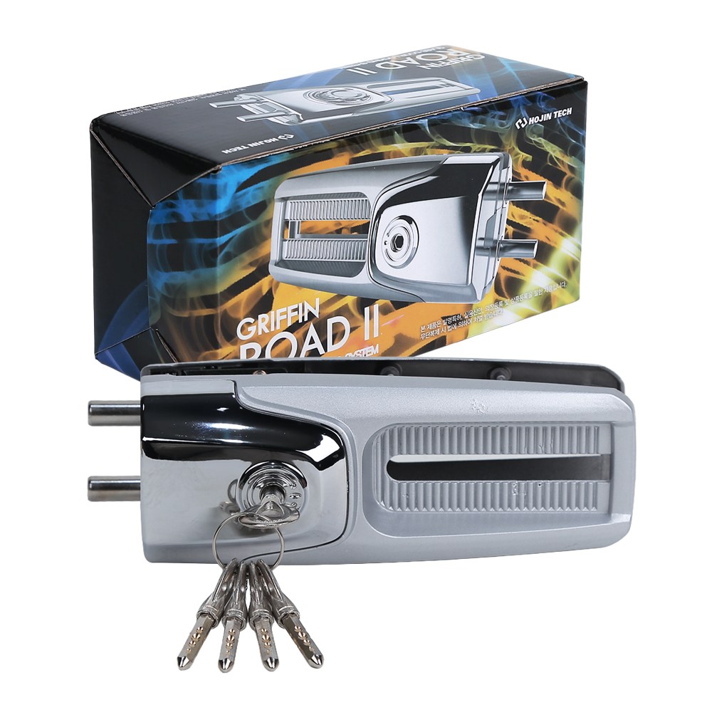 (락이록이) 그리핀2 로드 외문(단문형) 강화유리 현관문 잠금장치 열쇠 보조키 17,000원