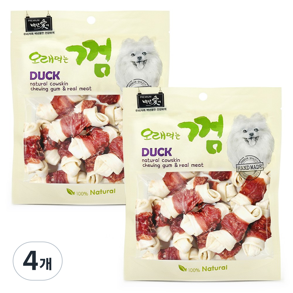 백년애 고기가 2배 이상 말린 오래먹는 강아지껌 27,800원