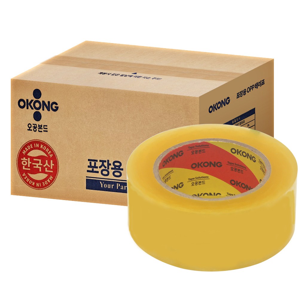 오공 박스테이프 중포장 아크릴 투명 100m 65,980원