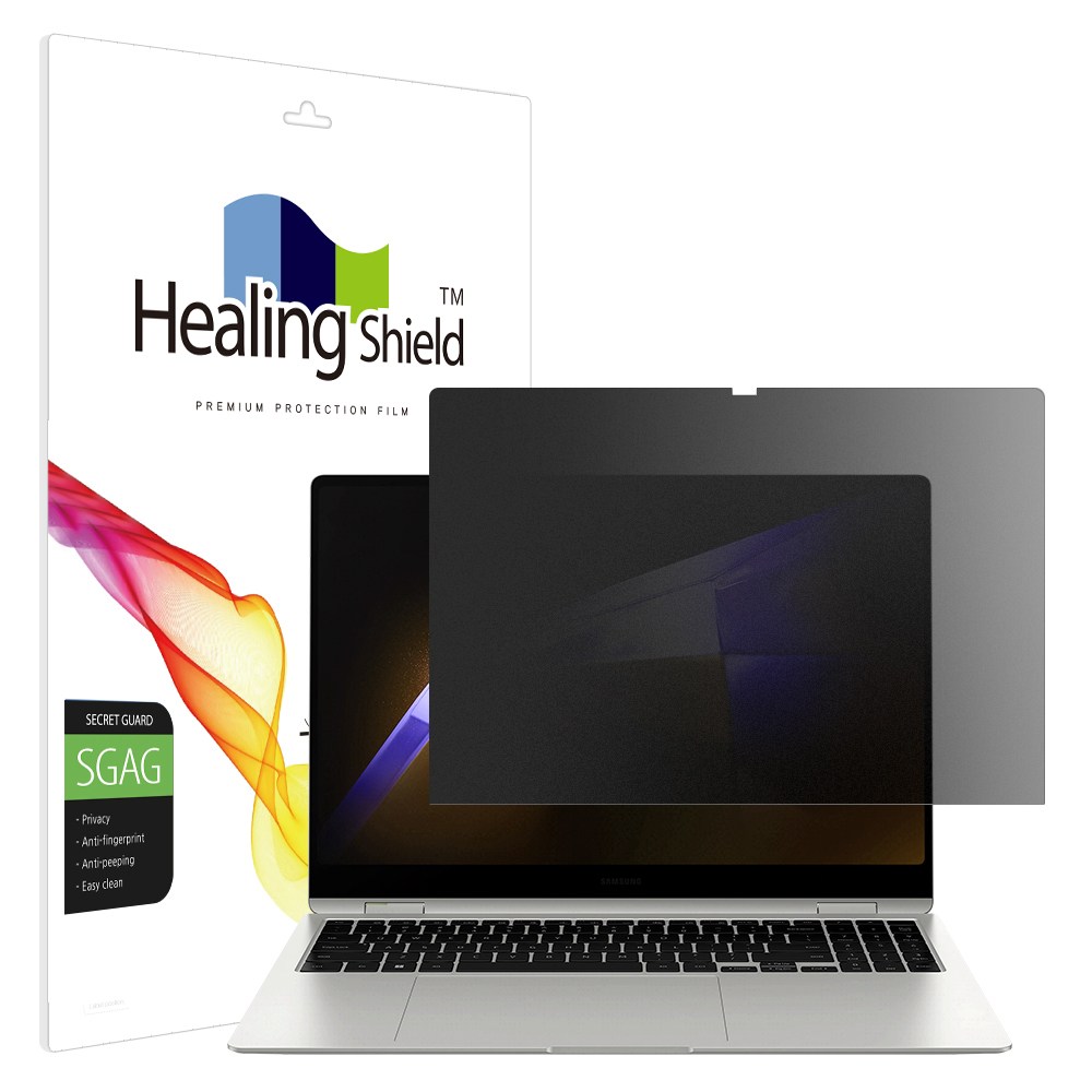 힐링쉴드 갤럭시북5/4 프로 360 40.6cm NT960QHA/QGK 프라이버시 저반사 사생활 보호필름 액정, 1개 26,820원