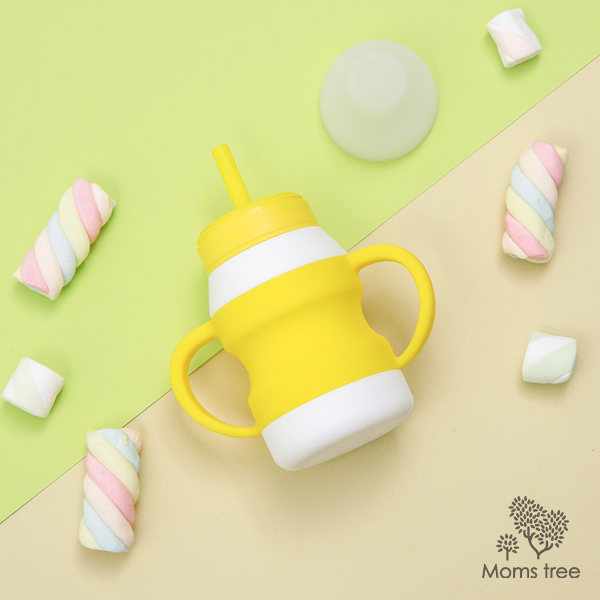 맘스트리 마시멜로 실리콘 빨대컵 어린이집준비물 유아컵 8,900원