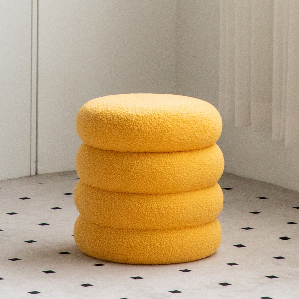 체리브 포포린 부클레 패브릭 원형 스툴 화장대의자 57,000원