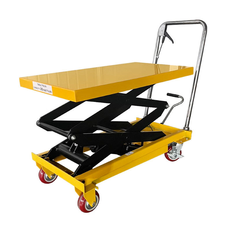 이동식 핸드리프트 유압 수동 리프팅 1.25m 승강 화물 카트, 1개, 하중250kg 1.26m상승 700x450mm 494,600원