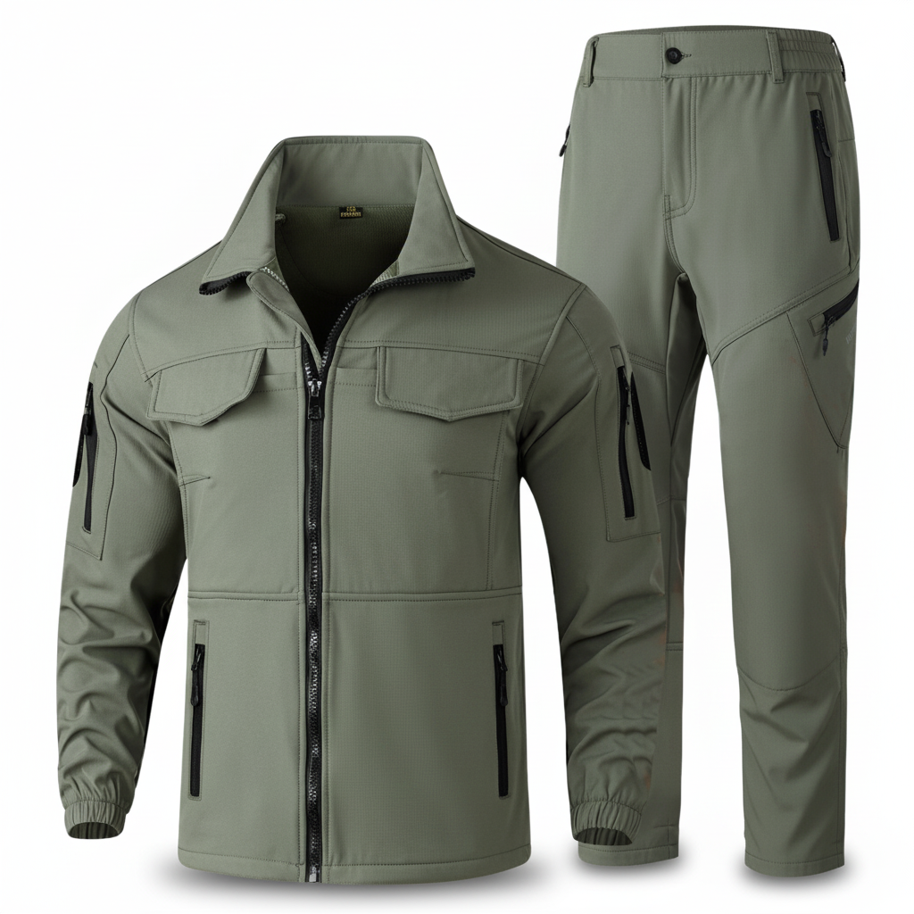 ANYOU 겨울 남자 방풍 방수  기모 두터운 보온 따듯한  아웃도어 자전거 의류 등산복 방한복 작업복 상하의 세트 16,900원