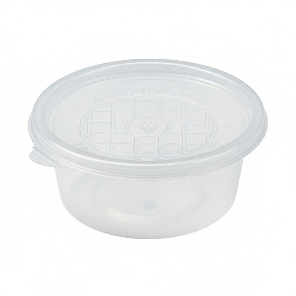 버디팩 PP 투명 원형 죽용기 소 450ml 130파이, 1개, 50세트 15,900원