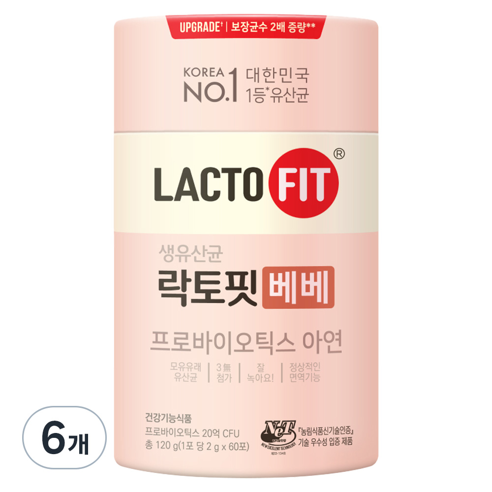 락토핏 생유산균 베베 60포 80,760원