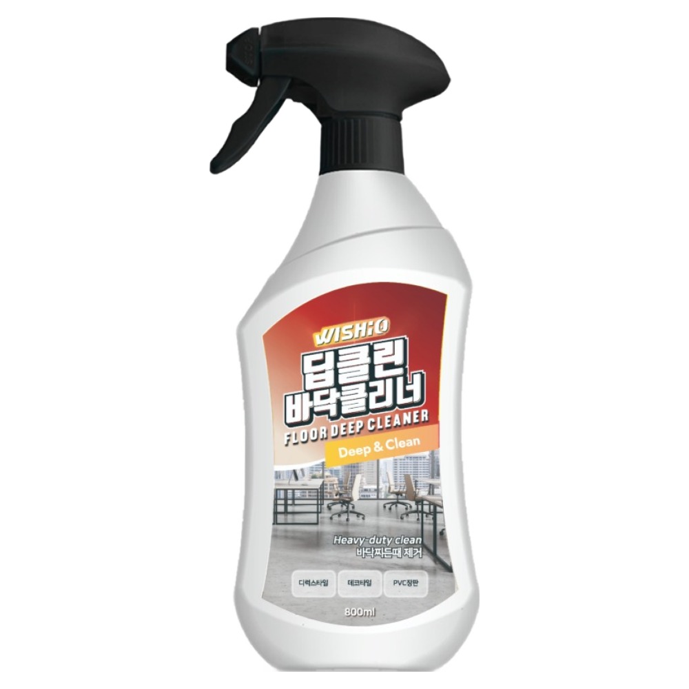위시오 데코타일 PVC 찌든때 오염 박리 제거 딥클린 바닥클리너, 1개, 800ml 15,900원