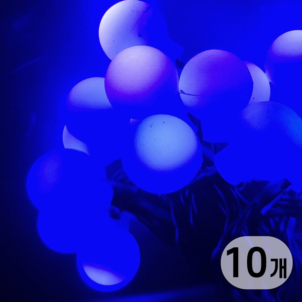 LED 건전지타입 무선 휴대용 인테리어 줄 조명 전구 모음 LED aa건전지 앵두전구 40구, 10개, 검정선 파랑 70,000원
