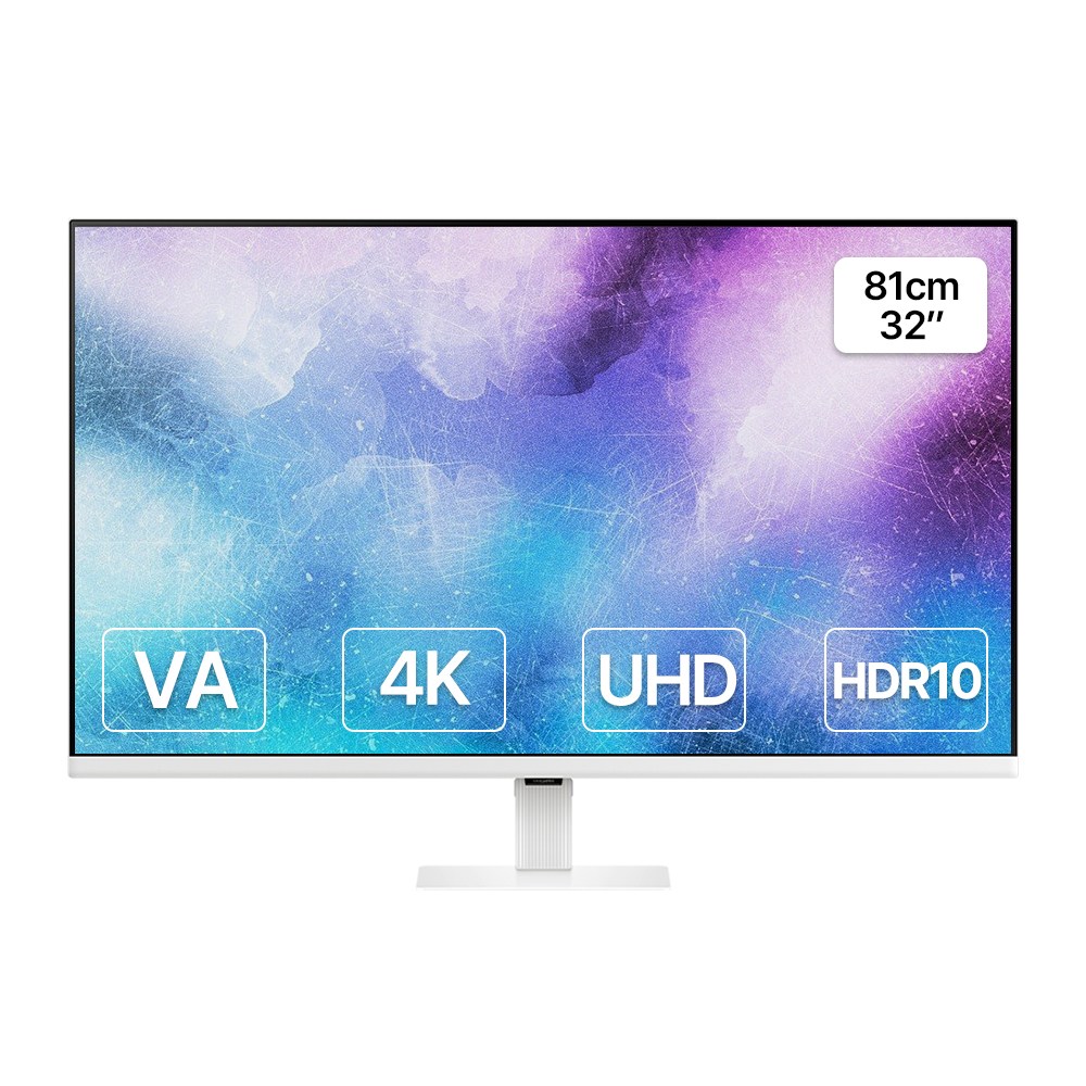 삼성전자 32인치 UHD 4K 고해상도 모니터 화이트 369,000원