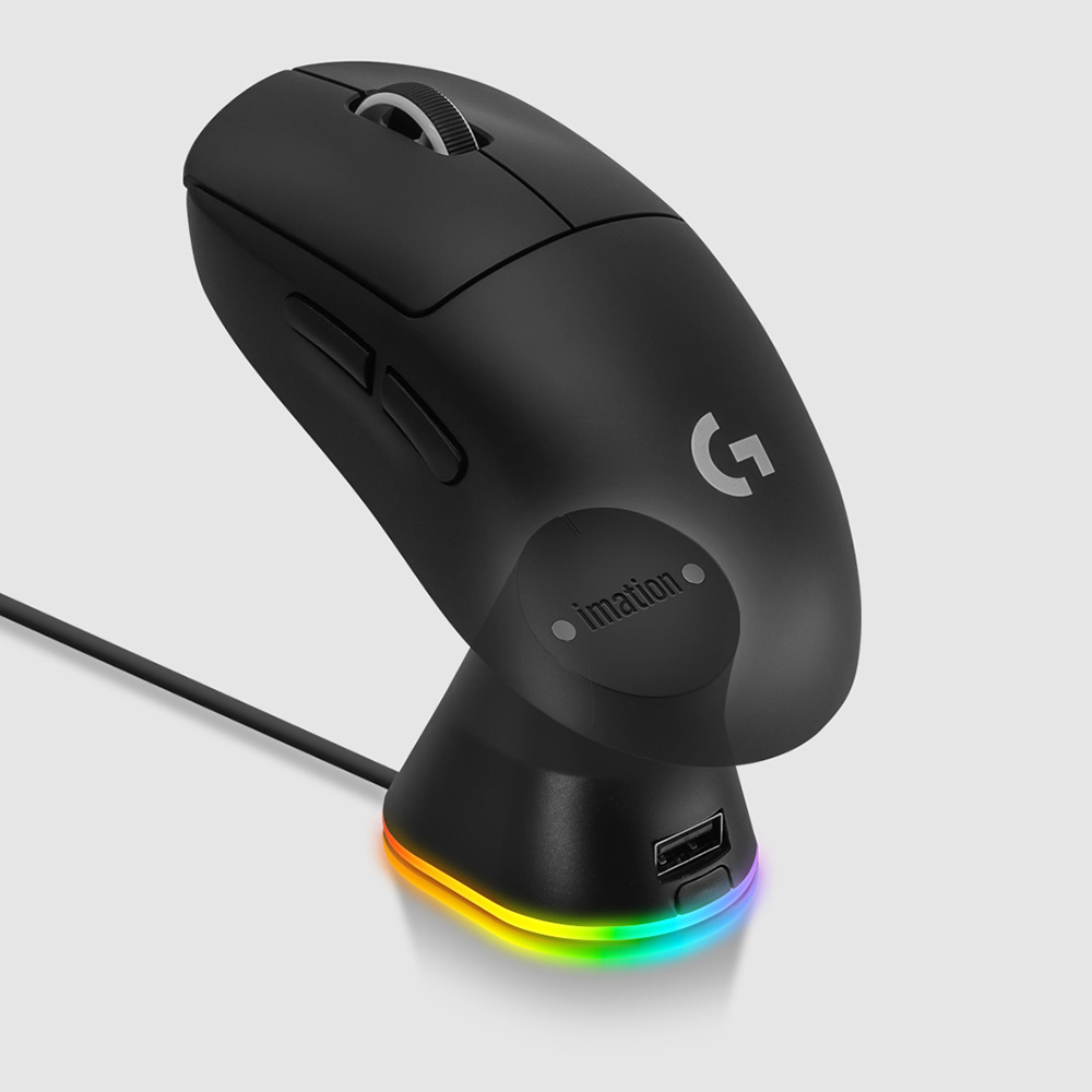 이메이션 충전독2 RGB 차징독2 로지텍 마우스 전용 [G502 X PLUS/G703 HERO/G903 HERO/G PRO X SUPERLIGHT 2 호환] 34,900원