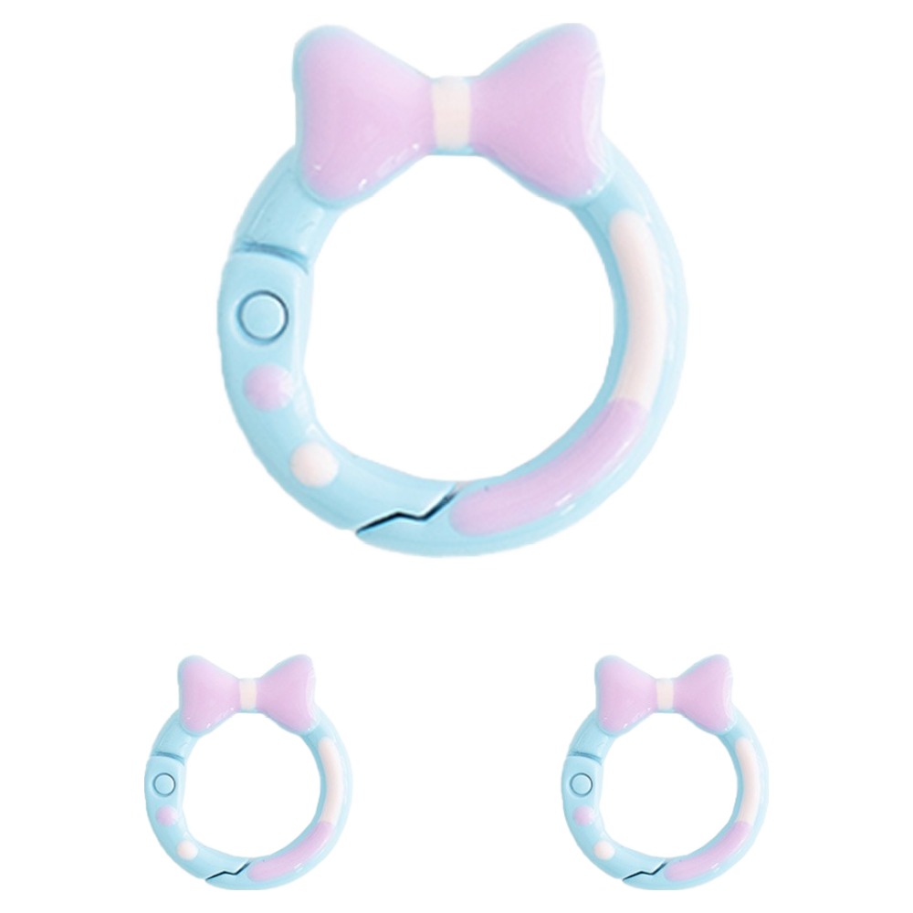 yarna 리스 카라비너 키링, 스카이퍼플, 3개 6,400원