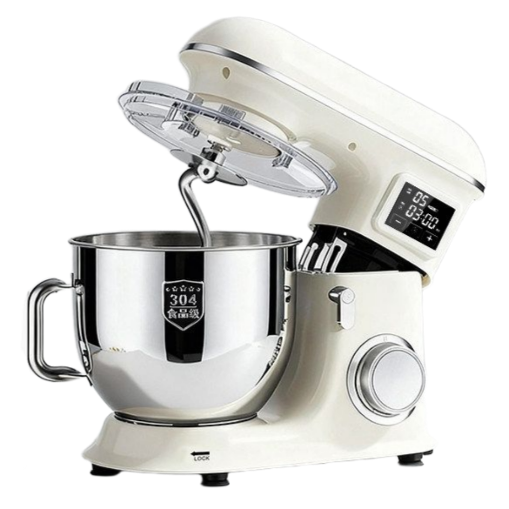 빠뜨쉐 초보자도 쉽게 반죽기 휘핑기 거품기 가정용 반죽기 발효기 홈베이킹 스탠드믹스 휘핑기 빵 밀가루 제빵, 1개, 8L, 베이지 반죽기+발효 259,000원