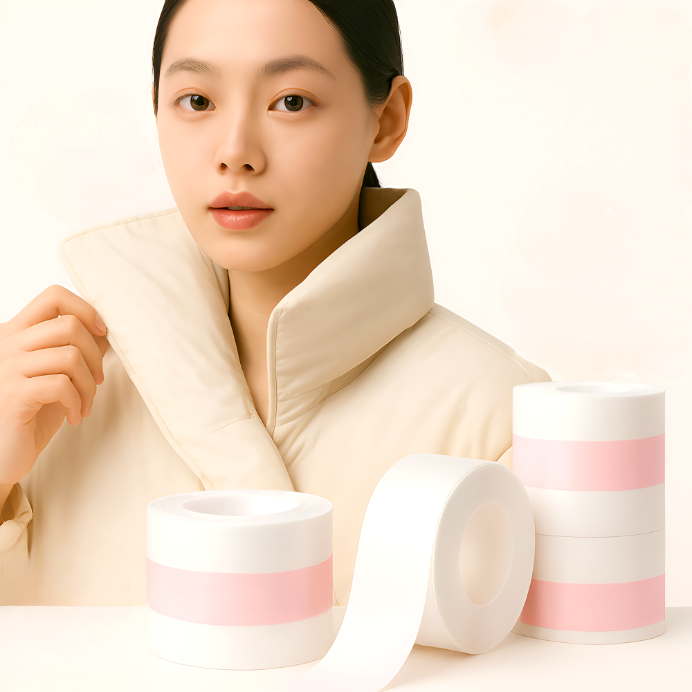 아즈몰 옷깃 패딩 셔츠 오염방지 투명 테이프 5m  스티커 6,690원