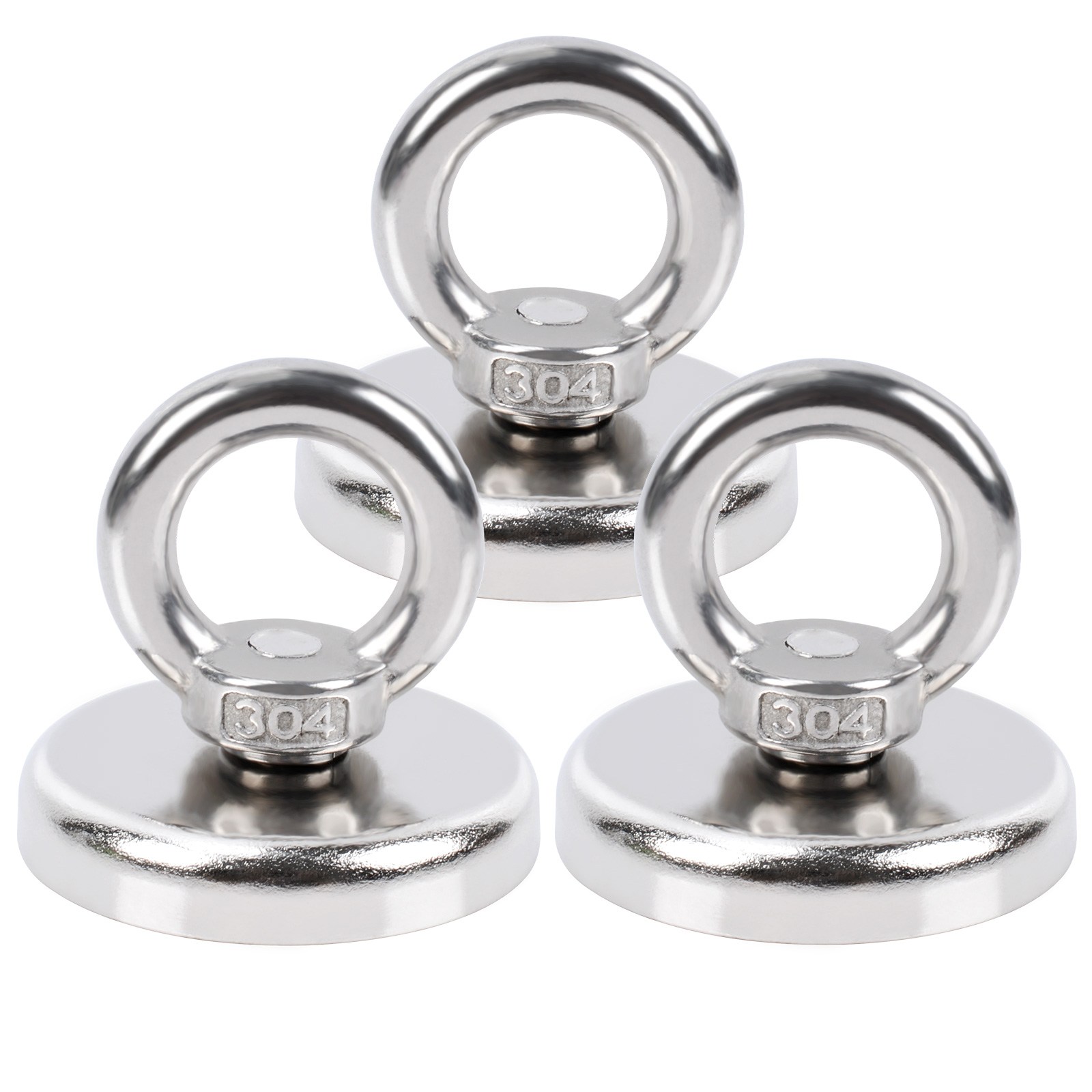 네오디뮴 O링 강력한자석 낚시자석, 3개, 48MM 17,100원