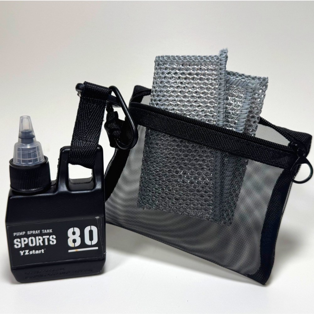 리미트리 캠핑퐁 휴대용 설거지용품 세제 수세미 세트 12,250원