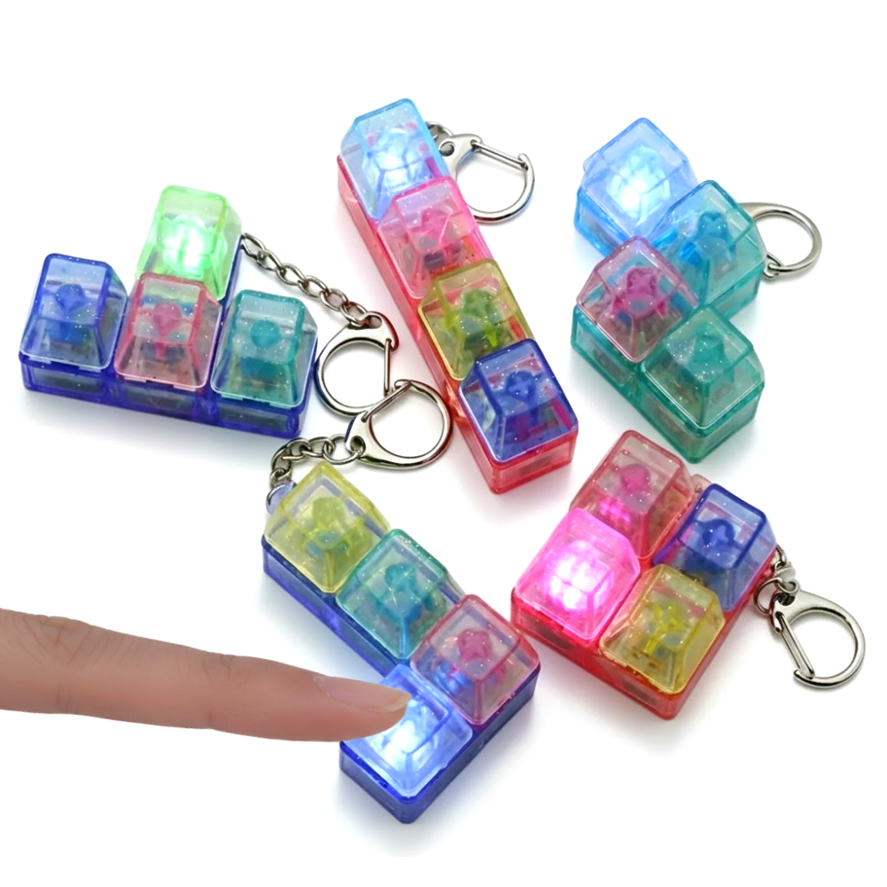 루닌 테트리스 딸깍이 키보드 키캡 키링, 테트리스 5종, 1세트 13,900원