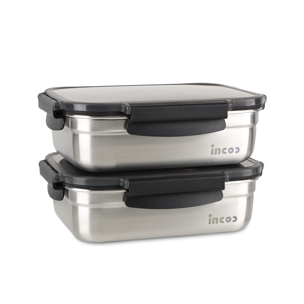 인콕 스텐콕 스텐 밀폐용기 11호 세트 블랙, 1세트, 직사각 7호 2p 27,800원