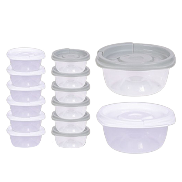 리빙오보제 에어쿡 전자레인지용 밥 소분 밀폐용기 세트, 1세트, 화이트 250ml(7p) + 베이지 250ml(7p) 13,200원