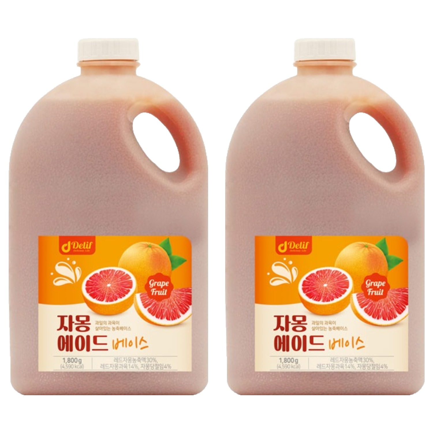 딜리프 자몽에이드 농축액 1800g, 1.8kg, 2개 46,000원