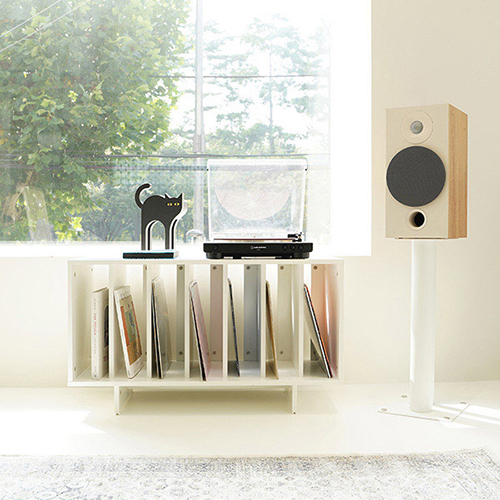 레코드 매거진렉 선반 LP 수납장 방문설치, 화이트, 1단 94,000원