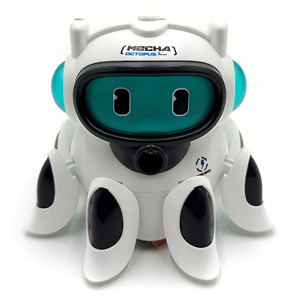 물연기 뿜는 신나는 LED 멜로디 전동 움직이는 문어 로봇 장난감, 1개, 현재가 18,700원