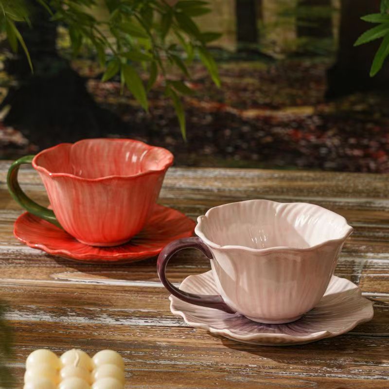 MorningSea 예쁜커피잔세트 입체 애프터눈티 찻잔 300ml 23,800원