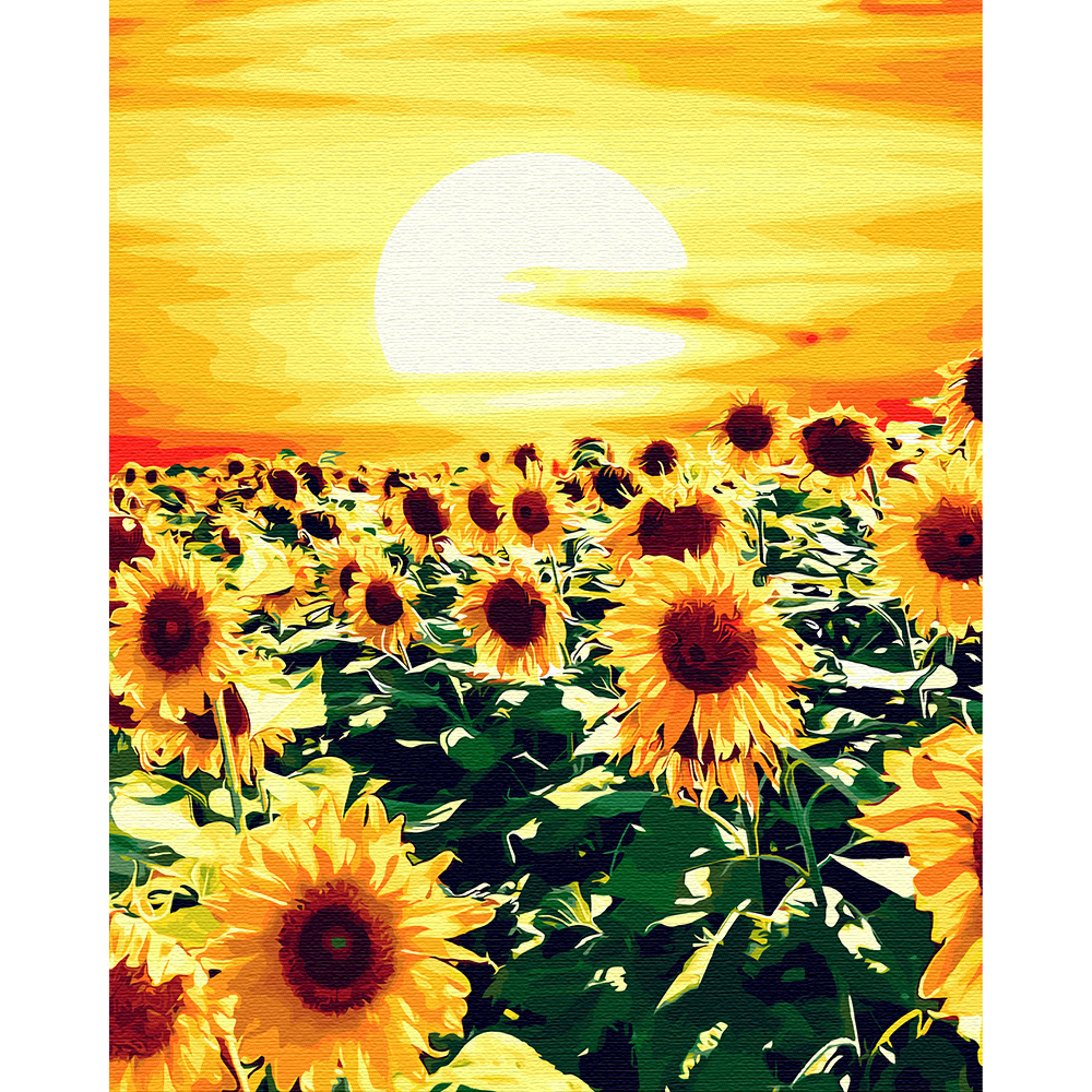 플레이어바웃 유화 피포페인팅 DIY 명화 그리기 40 x 50 cm 석양과 해바라기, 혼합색상, 1개 17,900원