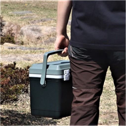 코스모스 아이스박스 보냉 쿨러 미니 소형 7L 캠핑 감성 낚시 피크닉 차박 아이스박스S, 진녹, 7L 34,000원