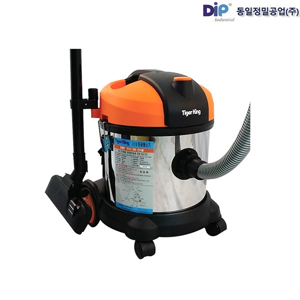 동일정밀 타이거킹 건식 습식 불어내기 3in1 대용량 업소용 청소기 20L TKVC-20D 사무실 가정 차량 공업소 130,000원