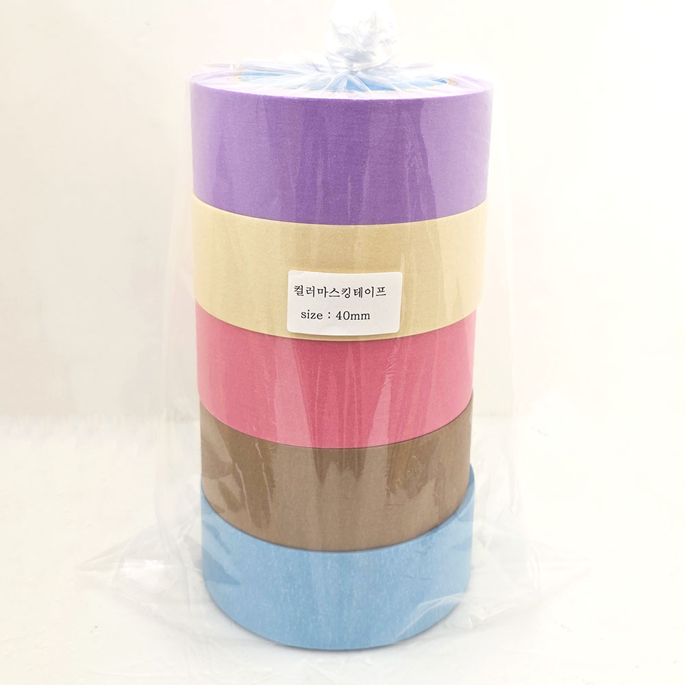 (5개묶음1세트)파스텔톤 2탄 마스킹테이프 40mm x 5색 17,900원