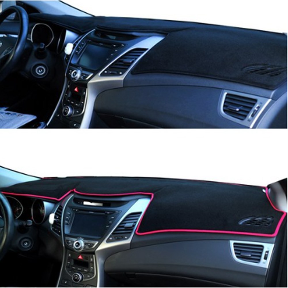 더나우 더뉴 아반떼AD 스포츠 MD HD 벨루아 논슬립 대쉬보드커버, 아반떼MD(10~15년/상단네비형), 라인색상/블랙, 현대 28,800원