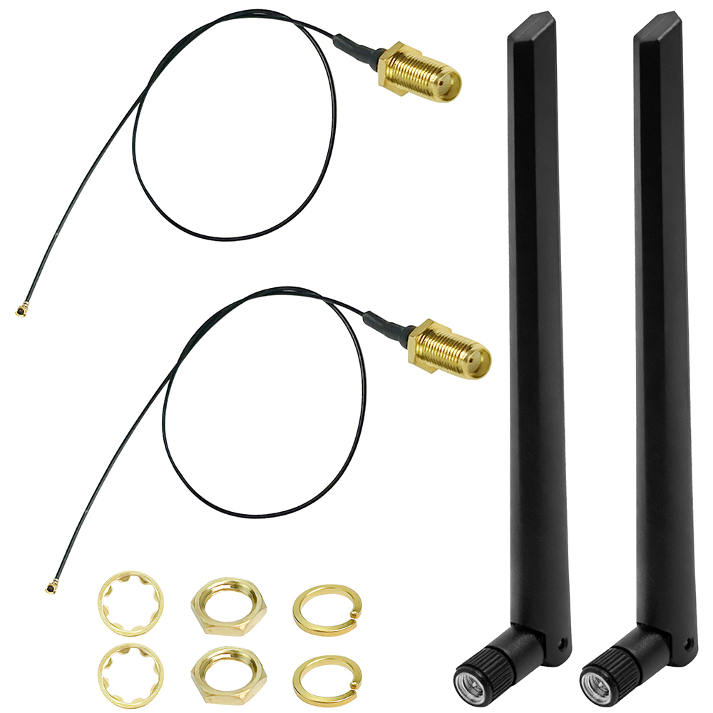 듀얼밴드 WLAN 안테나, 2.4G/5.8GHz, 2-10dBi, SMA 내부 핀, Wi-Fi 듀얼 밴드 어댑터, WLAN 라우터, USB 어댑터, PCI-E 카드 12,190원