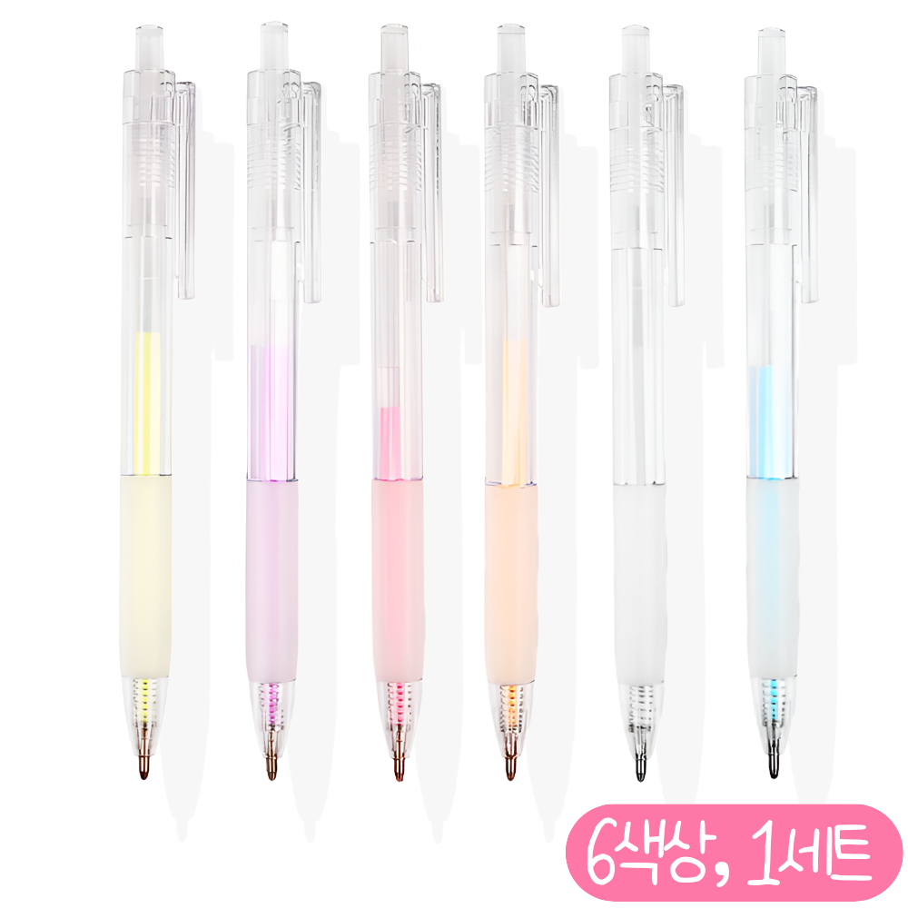 클린제이 다이어리 꾸미기 6종 세트 볼펜형 글루펜, 1세트, 혼합색상 8,600원