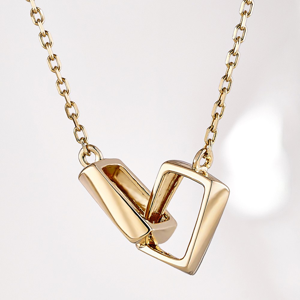 주리에떼 14K 18K 목걸이 핑크골드 데일리 심플 볼드 레이어드 칼린 여자친구 금 목걸이 선물 669,000원