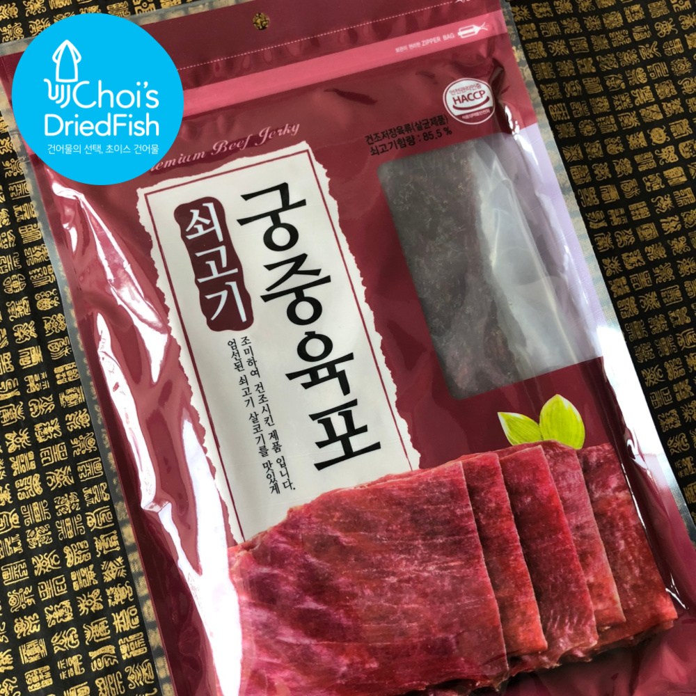 [초이스건어물] 쇠고기 궁중 육포 900g, 500g, 500g, 1개 33,000원