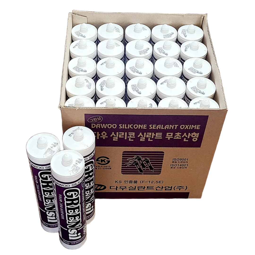 퀵마켓 다용도 그린씰 808 실리콘 (노즐 포함), 백색 52,500원