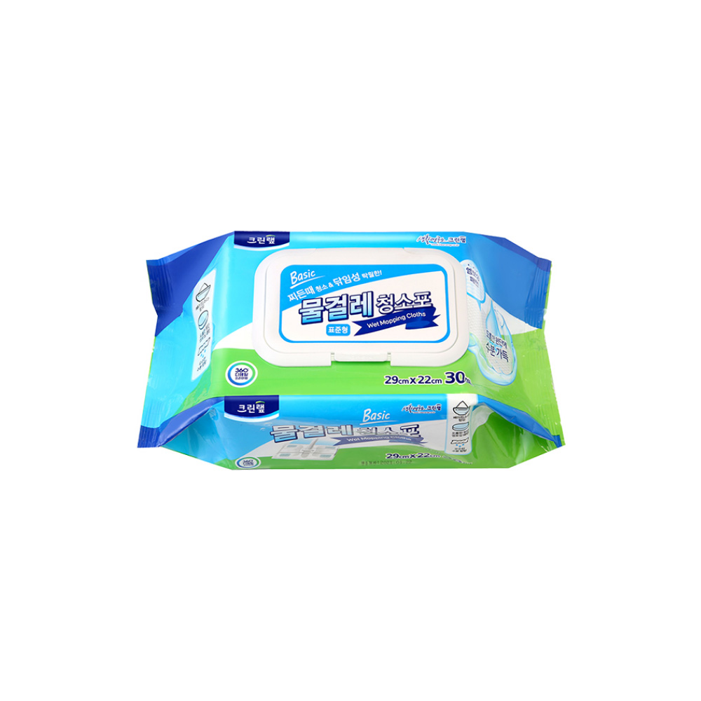 크린랩 물걸레 청소포 (표준형) 29cm x 22cm, 30매, 10개, 10개 45,000원