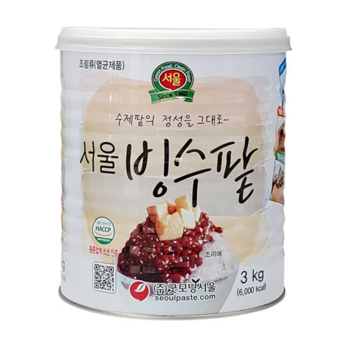 자연일로 굿모닝서울 빙수팥 팥빙수팥 통조림 팥빙수재료 13,900원