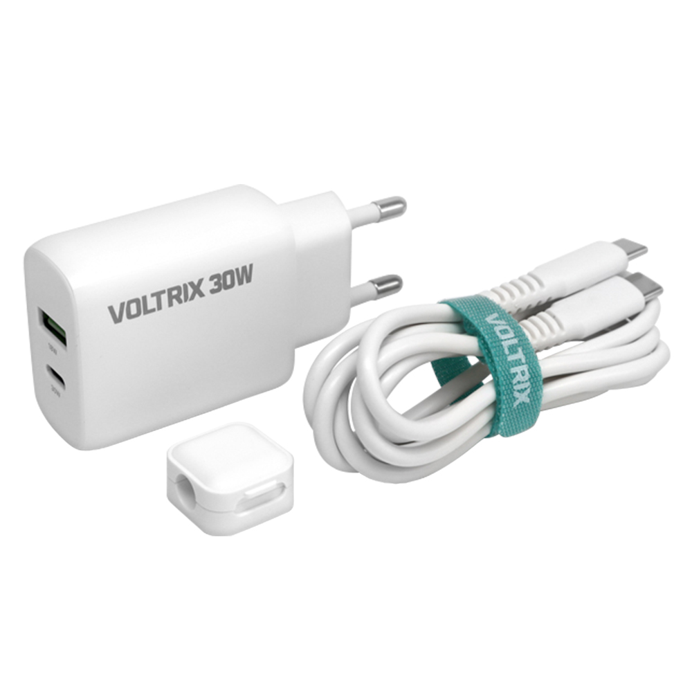 볼트릭스 30W / 65W 충전기 + C타입케이블 + 마그네틱 케이블 홀더 아이폰 갤럭시 충전기 6,900원
