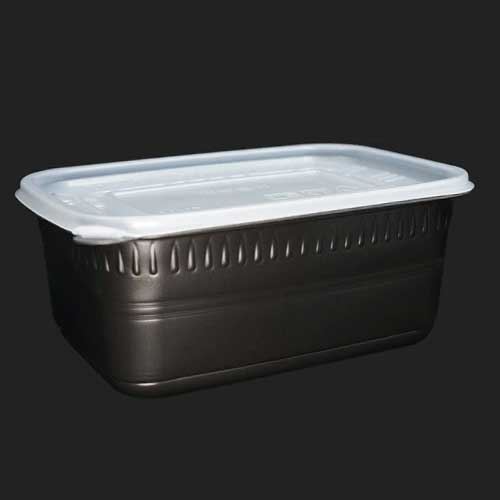 HC1 AJ사각죽용기 (특대) 1,250ml 검정용기+뚜껑 세트 94,500원