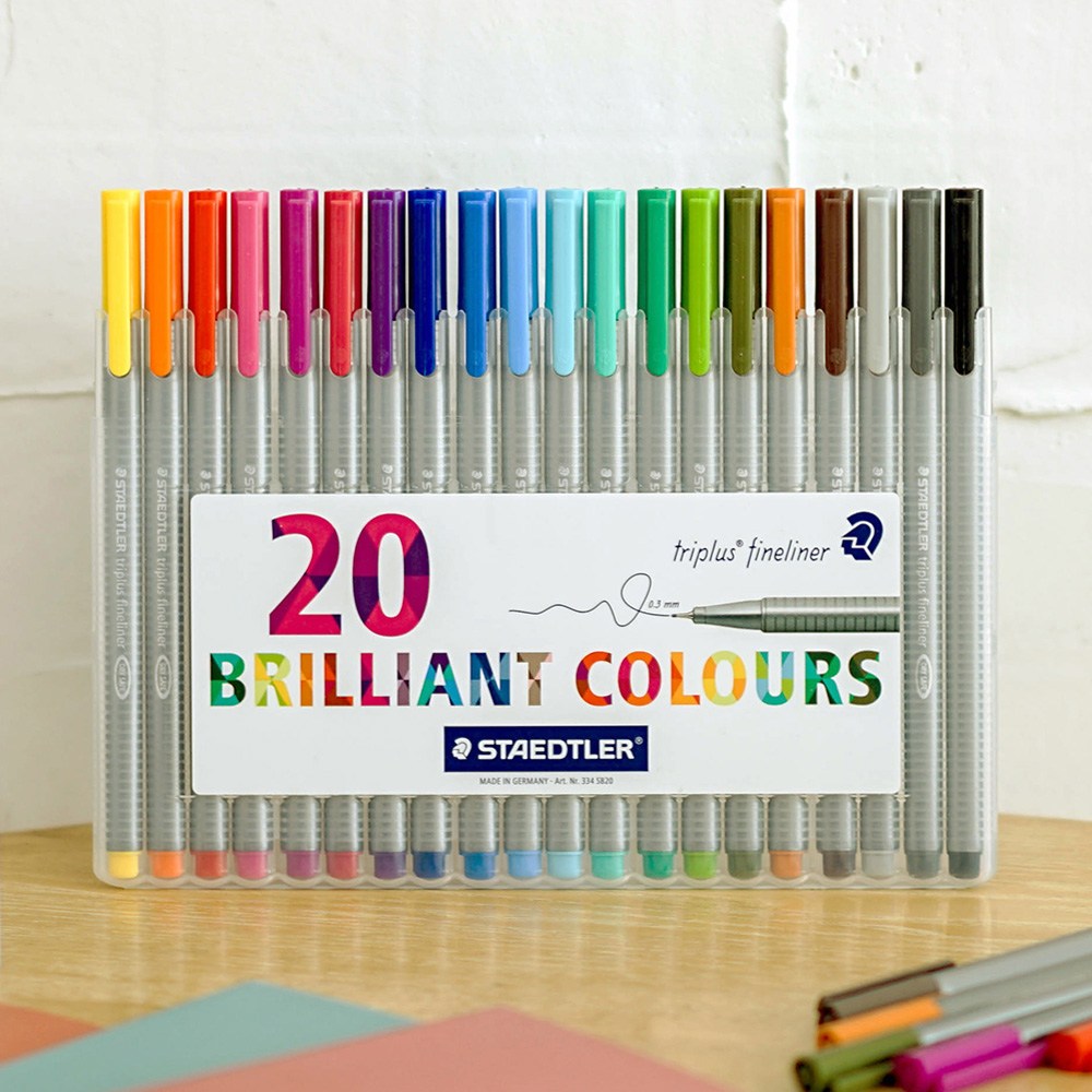 스테들러 트리플러스 화인라이너 수성펜 20색, 0.3mm 20,800원