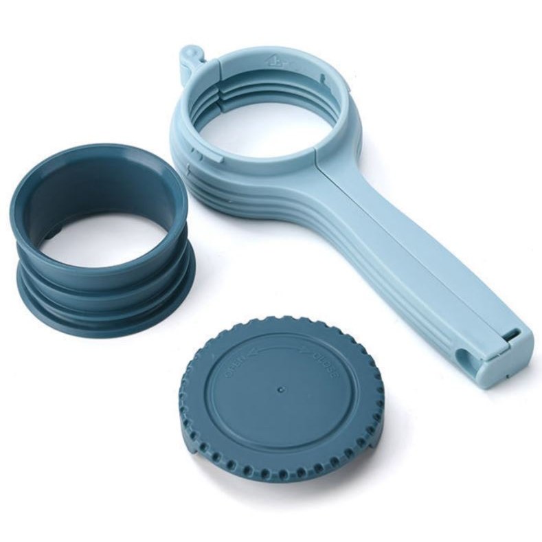 우리연구소 다용도 키친락 원형 캡 밀봉클립, 블루, 50개 137,200원