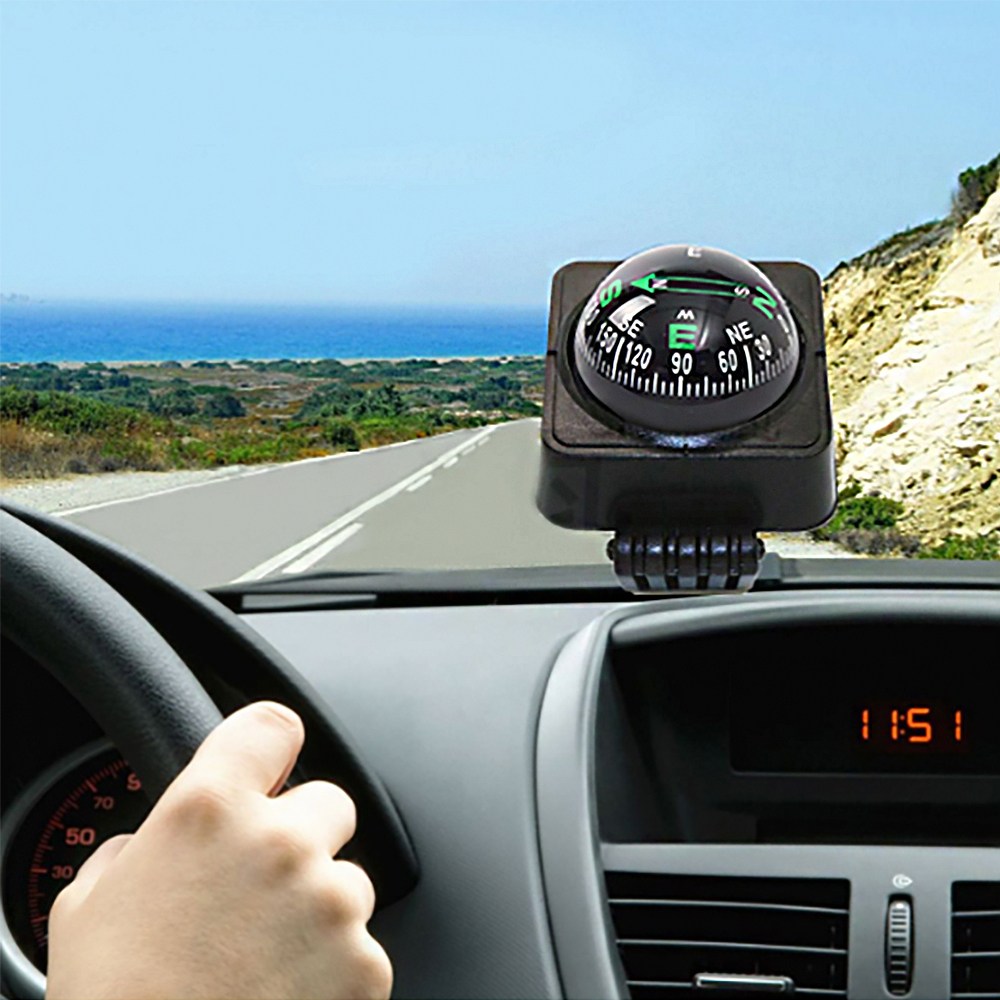 길잡이 네모 차량용 나침반 접착식 자동차나침반 4,100원