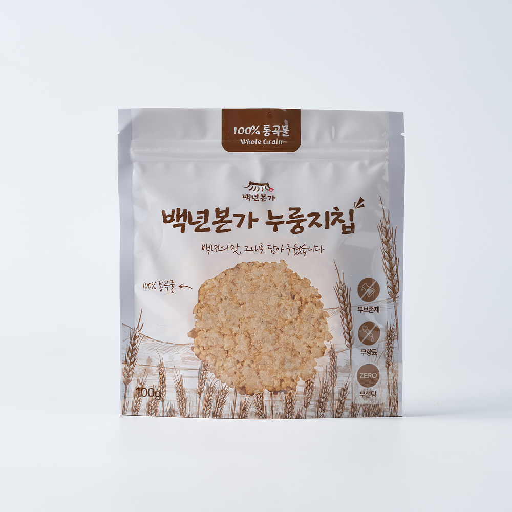 백년본가 국내산 1mm 햇쌀 현미 누룽지칩, 1개, 100g 7,530원