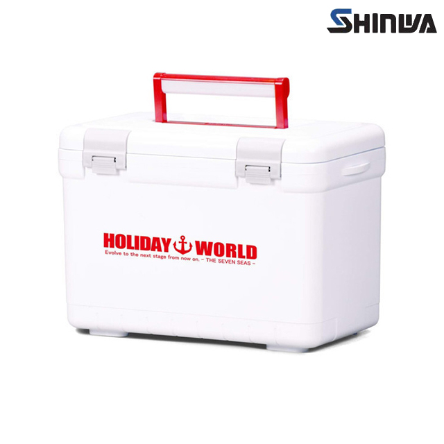신와 아이스박스 홀리데이 랜드 월드 캠핑 낚시용아이스박스 쿨백 차량용 22L, 화이트레드 36,800원