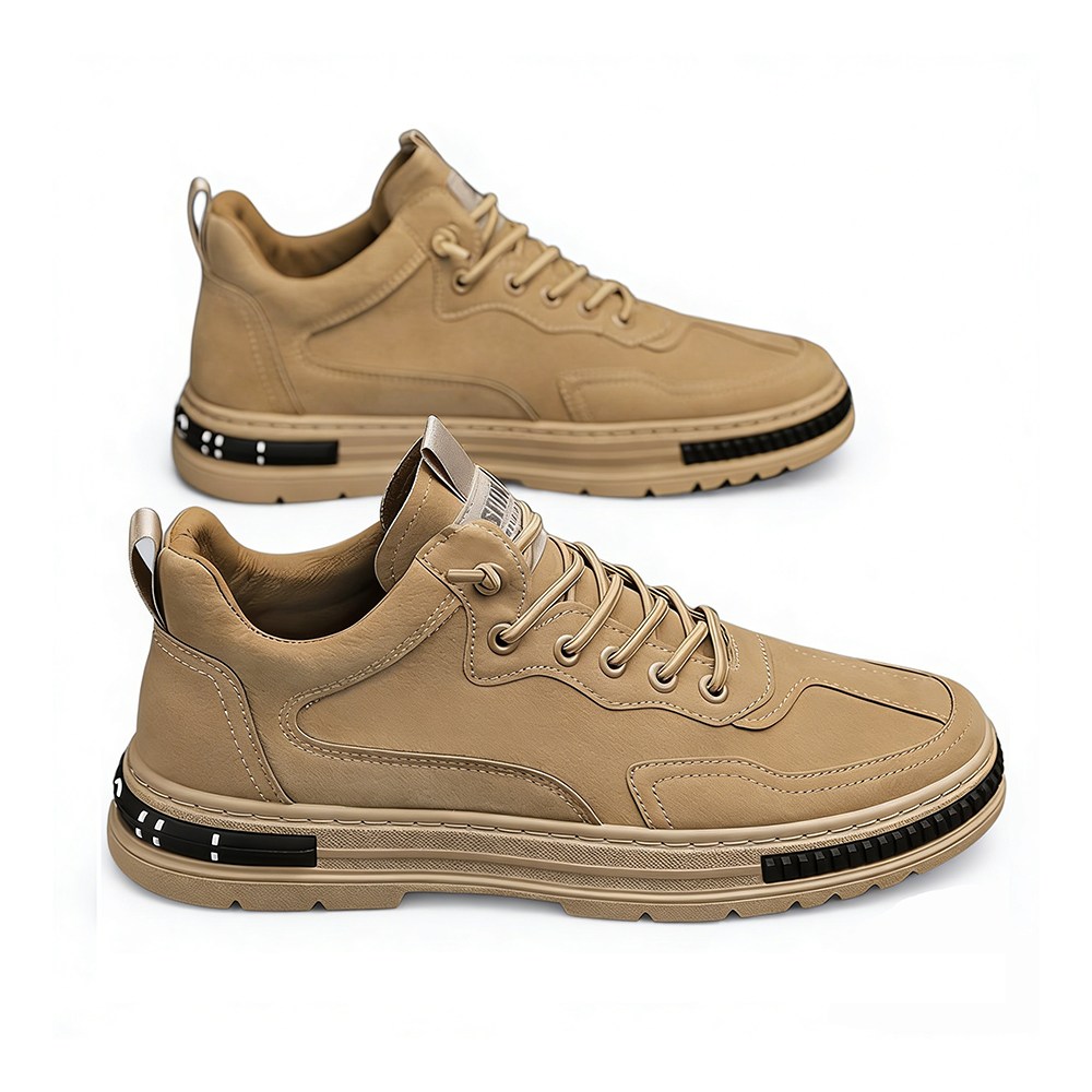 차쿠 남성화 가죽 스니커즈 단화 작업 아웃도어 운동화 일상 신발 25,800원