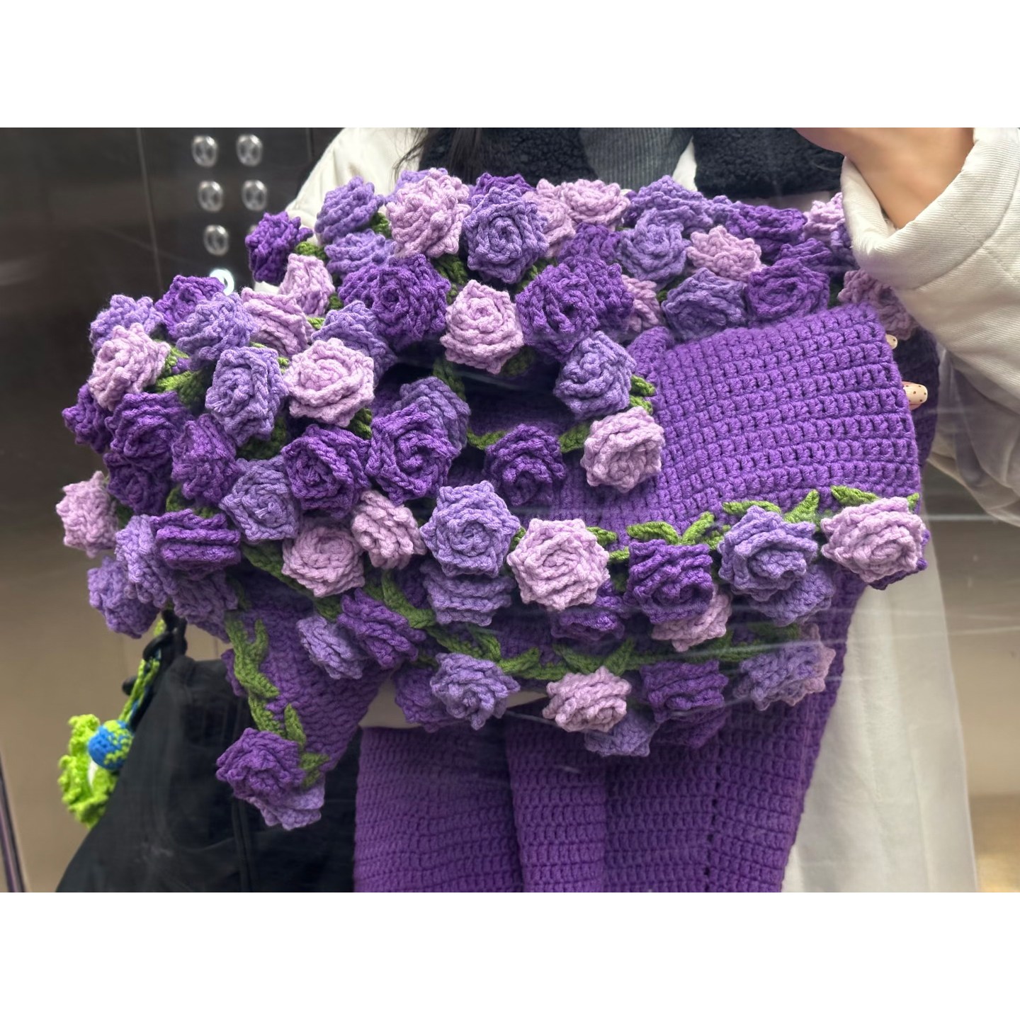 모미얀 뾰족장미 블랭킷 꽃다발 담요 DIY 키트*유투브 무료 영상 포함, 보라80cm(몸통 보라), 1개 39,000원